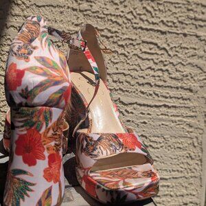 Jessica Simpson Anissia Ankle Strap Platform Pump (Women)